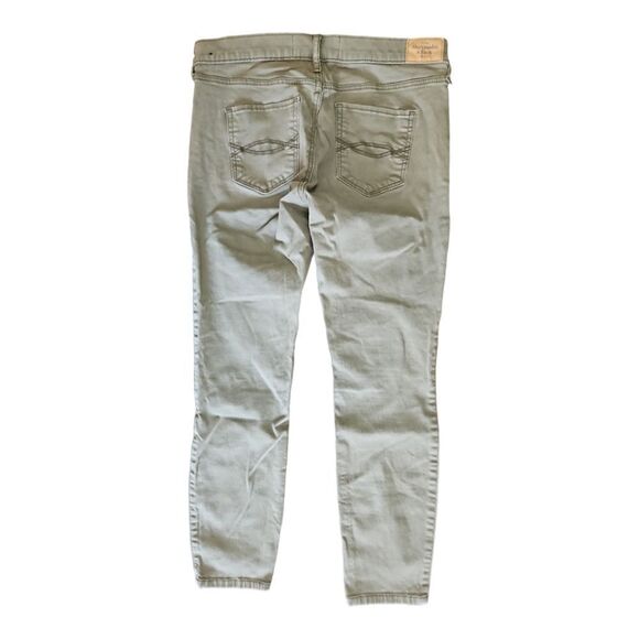 Abercrombie & Fitch Neutral Olive Green Jegging Size 6R - Picture 4 of 11
